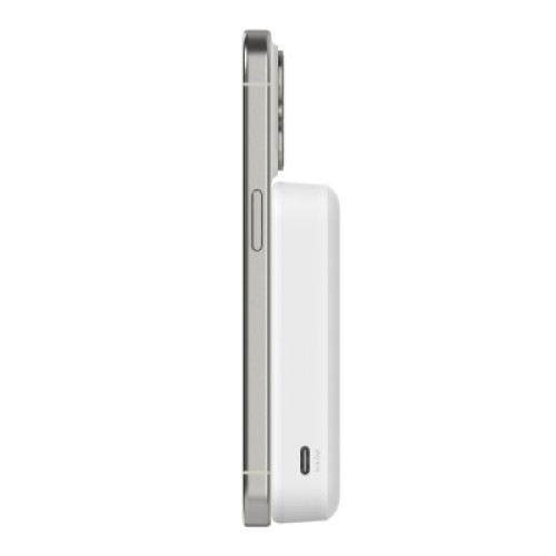 Батарея универсальная Belkin 8000mAh MagSafe Wireless Qi2 White (BPD007BTWH) Батарея универсальная Belkin 8000mAh MagSafe Wireless Qi2 White (BPD007BTWH)