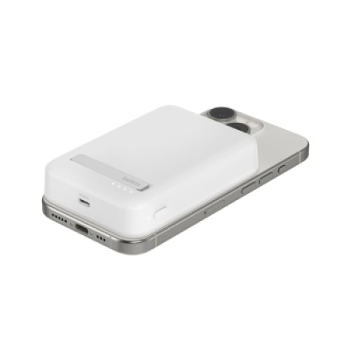 Батарея универсальная Belkin 8000mAh MagSafe Wireless Qi2 White (BPD007BTWH) Батарея универсальная Belkin 8000mAh MagSafe Wireless Qi2 White (BPD007BTWH)