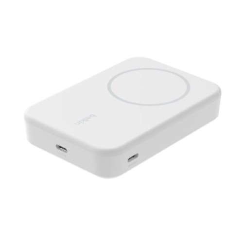 Батарея универсальная Belkin 8000mAh MagSafe Wireless Qi2 White (BPD007BTWH) Батарея универсальная Belkin 8000mAh MagSafe Wireless Qi2 White (BPD007BTWH)