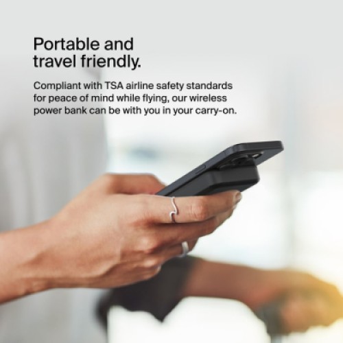 Батарея универсальная Belkin 8000mAh MagSafe Wireless Qi2 Black (BPD007BTBK)