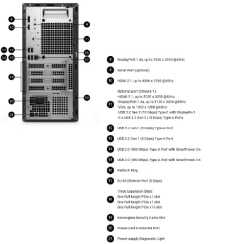Компьютер Dell Pro Tower / i5-14500, 16, 512, кл+м, Win11P (BTO010_QCT1250)