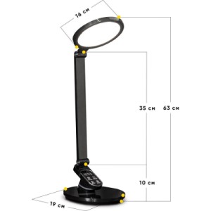 Настільна лампа Mealux DL-410 Black (BL-1235 Black)