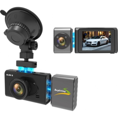 Видеорегистратор Aspiring Alibi 8 Dual, WI-FI (86ASCAR21PB)