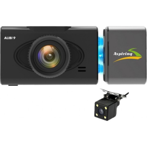 Видеорегистратор Aspiring Alibi 9 GPS, 3 Cameras, Speedcam (CD1MP20GAL9)