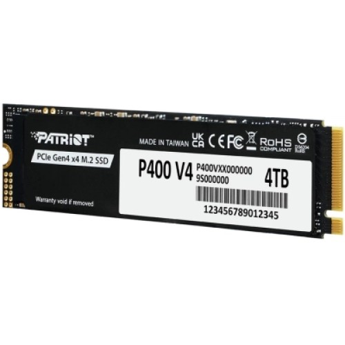 Накопитель SSD M.2 2280 4TB P400 Patriot (P400VP4TBM28H)