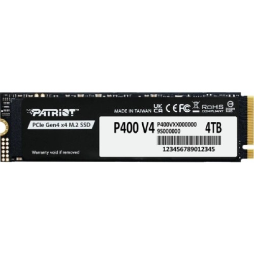 Накопитель SSD M.2 2280 4TB P400 Patriot (P400VP4TBM28H)