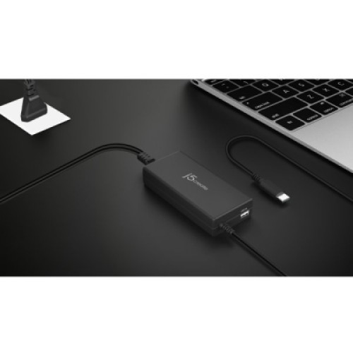 Блок питания к ноутбуку J5create USB-C/PD/90W, USB-A/10W (JUP2290C-EN)