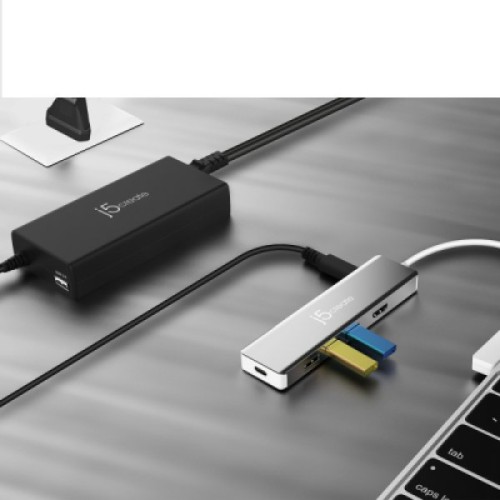 Блок питания к ноутбуку J5create USB-C/PD/90W, USB-A/10W (JUP2290C-EN)