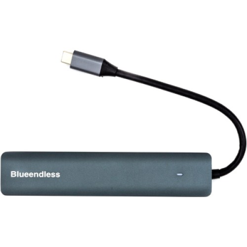 Концентратор Blueendless USB-C 6-in-1 3xUSB 3.0 + HDMI + RJ45 + USB-C PD100W (CA913909) Концентратор Blueendless USB-C 6-in-1 3xUSB 3.0 + HDMI + RJ45 + USB-C PD100W (CA913909)