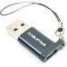 Переходник USB 3.0 AM to USB-C F Cabletime (CA913701) Переходник USB 3.0 AM to USB-C F Cabletime (CA913701)