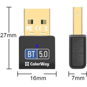 Bluetooth-адаптер ColorWay Bluetooth BT 5.0 (CW-AD-BT50)