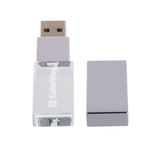 USB флеш накопитель ColorWay 64GB ColorWay Crystal USB 3.0 (CW-USBCL64)
