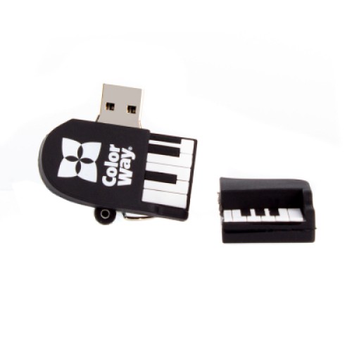 USB флеш накопитель ColorWay Piano 32 GB 3.0 Black (CW-USBPO32)