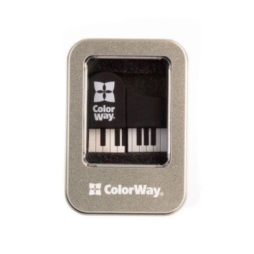 USB флеш накопитель ColorWay Piano 32 GB 3.0 Black (CW-USBPO32)