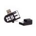 USB флеш накопитель ColorWay Piano 64 GB 3.0 Black (CW-USBPO64)