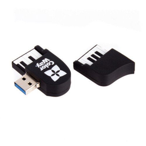 USB флеш накопитель ColorWay Piano 64 GB 3.0 Black (CW-USBPO64)