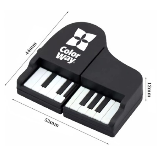 USB флеш накопитель ColorWay Piano 64 GB 3.0 Black (CW-USBPO64)