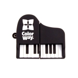 USB флеш накопичувач ColorWay Piano 64 GB 3.0 Black (CW-USBPO64)