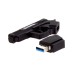 USB флеш накопитель ColorWay Pistol 64 GB 3.0 Black (CW-USBPL64)