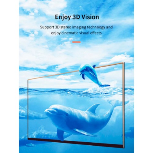 Кабель мультимедийный HDMI M to HDMI M 1.0m V2.0 4K60Hz Cabletime (CA915293)