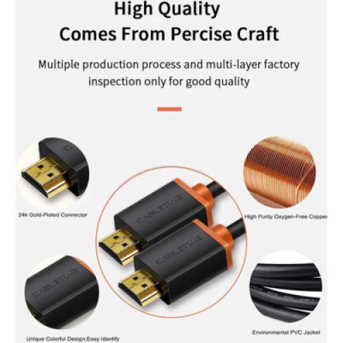 Кабель мультимедийный HDMI M to HDMI M 5.0m V2.0 4K60Hz Cabletime (CA915309) Кабель мультимедийный HDMI M to HDMI M 5.0m V2.0 4K60Hz Cabletime (CA915309)