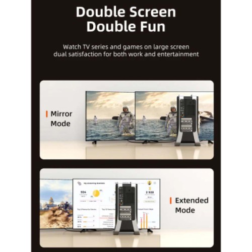 Кабель мультимедийный DisplayPort M to HDMI M 8K60Hz Cabletime (CA916405) Кабель мультимедийный DisplayPort M to HDMI M 8K60Hz Cabletime (CA916405)