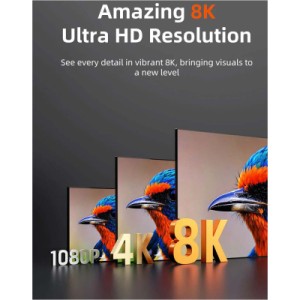 Кабель мультимедійний HDMI M to HDMI M 2.0m V2.1 8K60Hz Cabletime (CA915910)