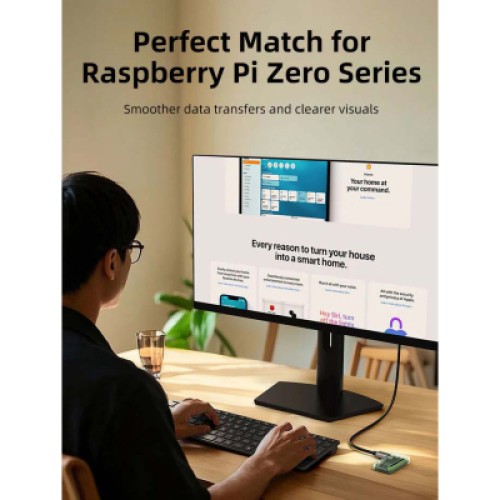 Кабель мультимедийный HDMI micro M to HDMI M 0.5m 8K60Hz Cabletime (CA915873) Кабель мультимедийный HDMI micro M to HDMI M 0.5m 8K60Hz Cabletime (CA915873)