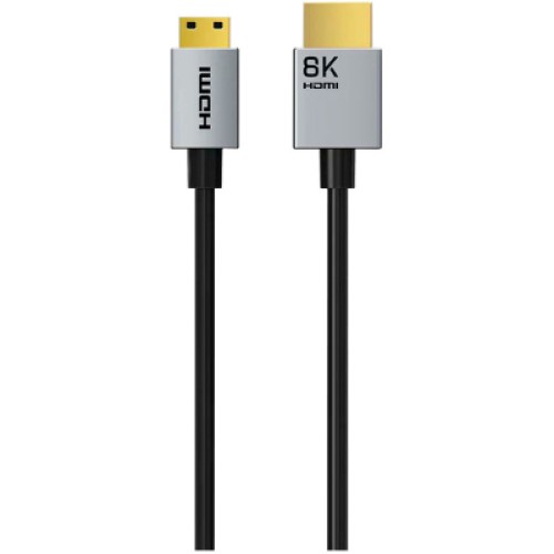 Кабель мультимедийный HDMI micro M to HDMI M 0.5m 8K60Hz Cabletime (CA915873) Кабель мультимедийный HDMI micro M to HDMI M 0.5m 8K60Hz Cabletime (CA915873)