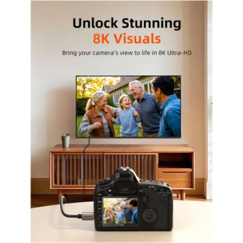 Кабель мультимедийный HDMI micro M to HDMI M 3.0m 8K60Hz Cabletime (CA915880) Кабель мультимедийный HDMI micro M to HDMI M 3.0m 8K60Hz Cabletime (CA915880)