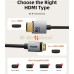 Кабель мультимедийный HDMI mini M to HDMI M 3.0m 8K60Hz Cabletime (CA915866) Кабель мультимедийный HDMI mini M to HDMI M 3.0m 8K60Hz Cabletime (CA915866)