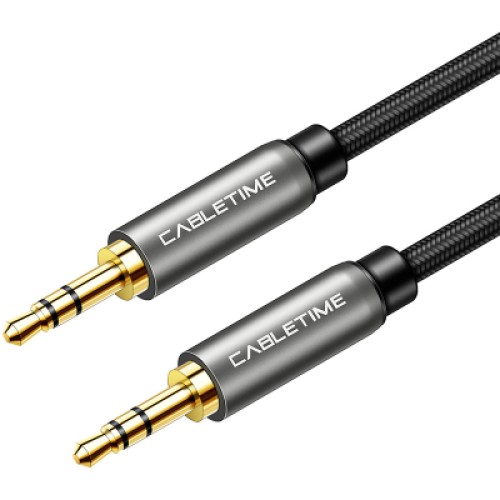 Кабель мультимедийный 3.5mm M to 3.5mm M 1.8m Cabletime (CA915262)