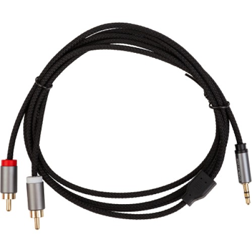Кабель мультимедийный 3.5mm M to 2xRCA M 1.8m Cabletime (CA914005) Кабель мультимедийный 3.5mm M to 2xRCA M 1.8m Cabletime (CA914005)