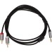 Кабель мультимедийный 3.5mm M to 2xRCA M 1.8m Cabletime (CA914005) Кабель мультимедийный 3.5mm M to 2xRCA M 1.8m Cabletime (CA914005)