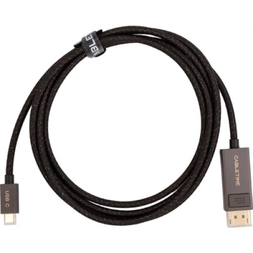 Кабель мультимедийный USB-C to DisplayPort M 2.0m 8K Cabletime (CA914074) Кабель мультимедийный USB-C to DisplayPort M 2.0m 8K Cabletime (CA914074)