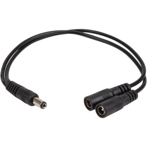 Кабель живлення DC M to 2xDC F 5.5x2.1mm PowerPlant (CA914890)