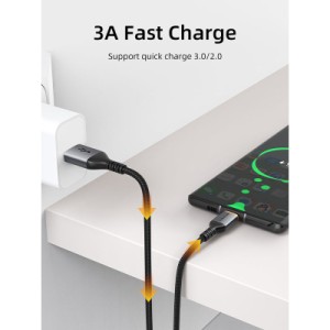 Дата кабель USB 2.0 AM to USB-C 1.5m Cabletime (CA915224)