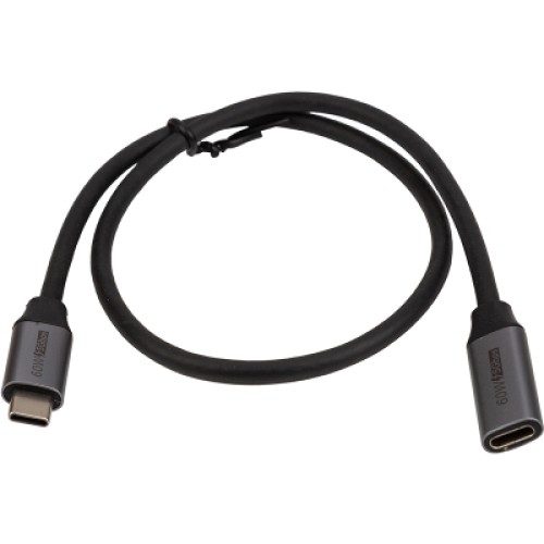 Дата кабель USB-C M to USB-C F 0.5m 5Gbps 60W 4K60Hz Cabletime (CA913664) Дата кабель USB-C M to USB-C F 0.5m 5Gbps 60W 4K60Hz Cabletime (CA913664)