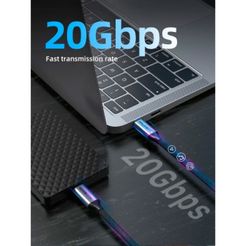 Дата кабель USB-C to USB-C 2.0m 100W USB3.1 20Gbps 4K60Hz Cabletime (CA914234) Дата кабель USB-C to USB-C 2.0m 100W USB3.1 20Gbps 4K60Hz Cabletime (CA914234)