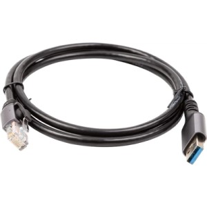 Дата кабель USB AM to RJ45 Ethernet 1.0m CAT6 UTP PowerPlant (CA914975)