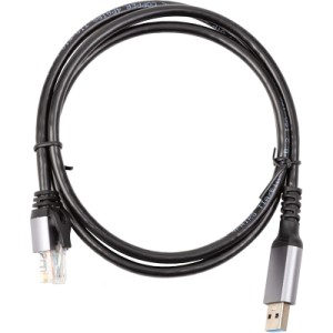 Дата кабель USB AM to RJ45 Ethernet 1.0m CAT6 UTP PowerPlant (CA914975)