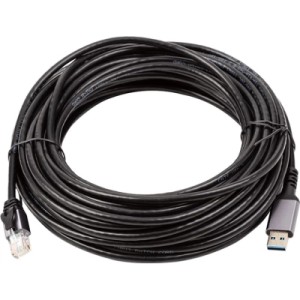 Дата кабель USB AM to RJ45 Ethernet 15.0m CAT6 UTP PowerPlant (CA915026)