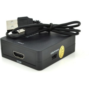Конвертор 3xRCA F to HDMI F 720P/1080P black Voltronic (YT-CM-AV/HDMI/B)