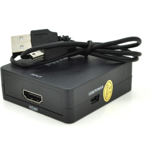 Конвертор 3xRCA F to HDMI F 720P/1080P black Voltronic (YT-CM-AV/HDMI/B)