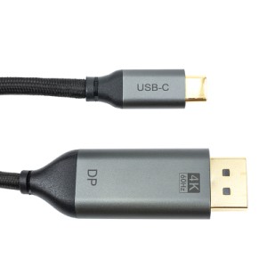 Кабель мультимедійний USB-C to DisplayPort M 1.8m V1.2 4K Cabletime (CA913305)