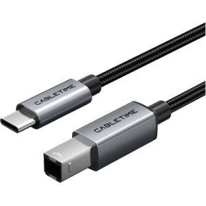 Кабель для принтера USB-C 2.0 to BM 2.0m Cabletime (CA915774)