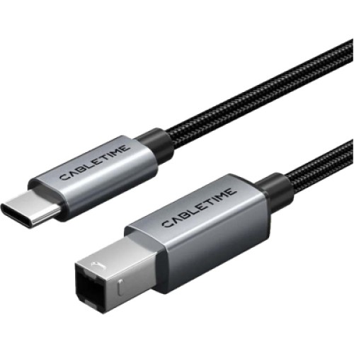 Кабель для принтера USB-C 2.0 to BM 2.0m Cabletime (CA915774)