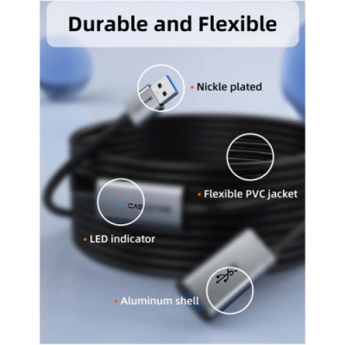 Дата кабель USB 3.0 AM/AF 20.0m active Cabletime (CA915194) Дата кабель USB 3.0 AM/AF 20.0m active Cabletime (CA915194)