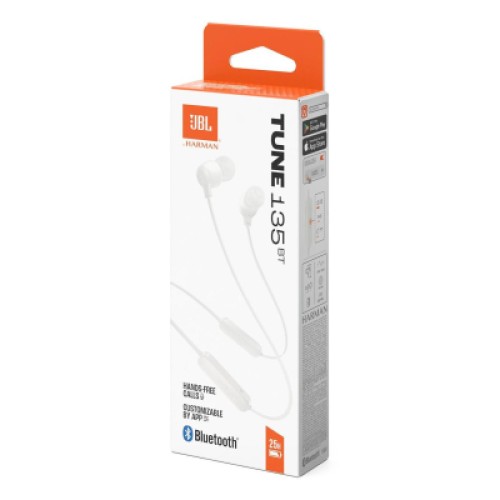 Наушники JBL Tune 135BT White (JBLT135BTWHT)