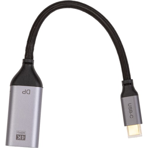 Переходник USB-C M to DisplayPort F 4K60Hz Cabletime (CA913671) Переходник USB-C M to DisplayPort F 4K60Hz Cabletime (CA913671)